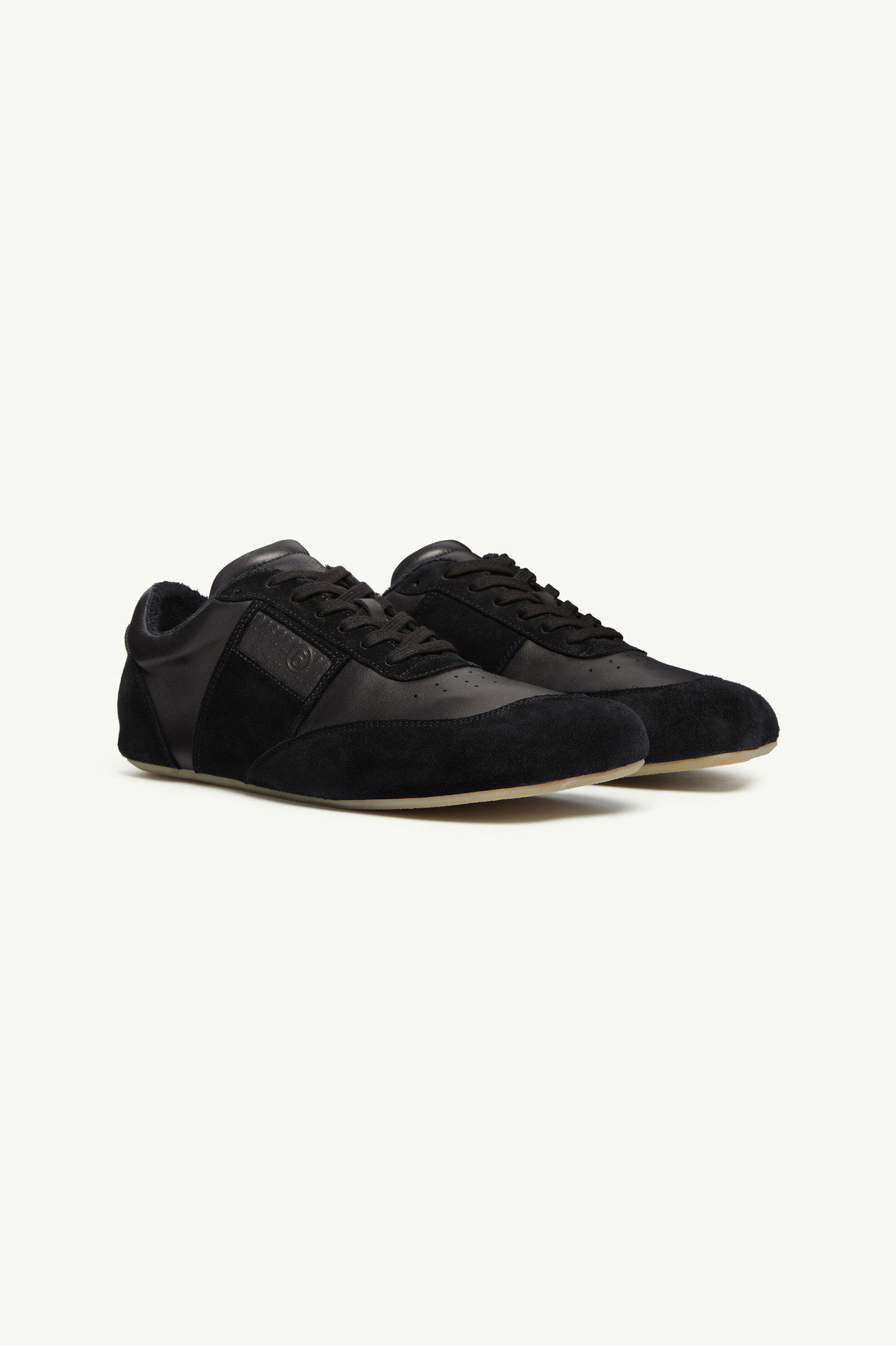 スニーカー Mm6 Maison Margiela Anatomic Suede And Leather Sneakers 29927485_59002461_600.jpg