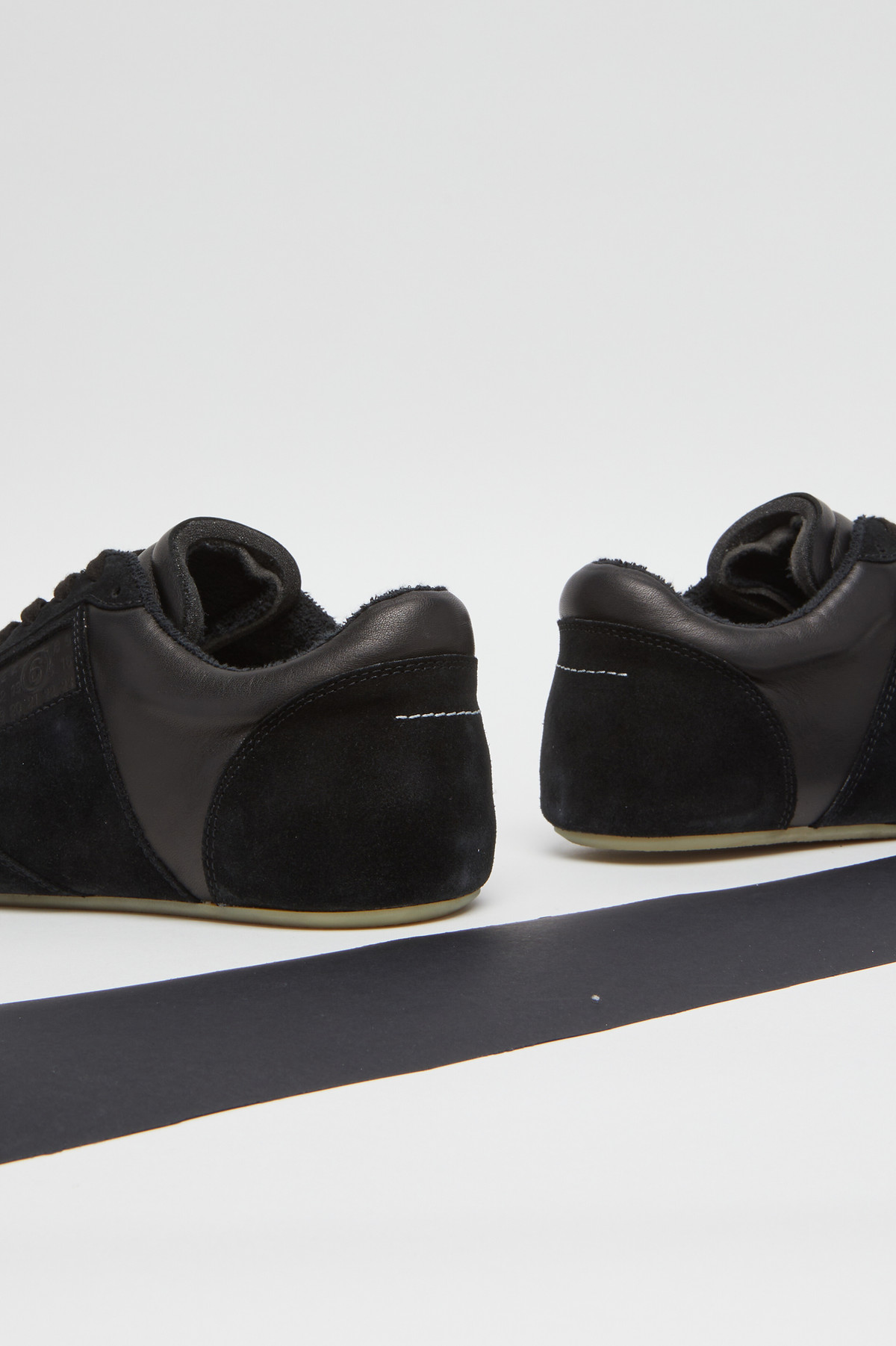 MM6 Maison Margiela Anatomic Sneakers - Black | Garmentory