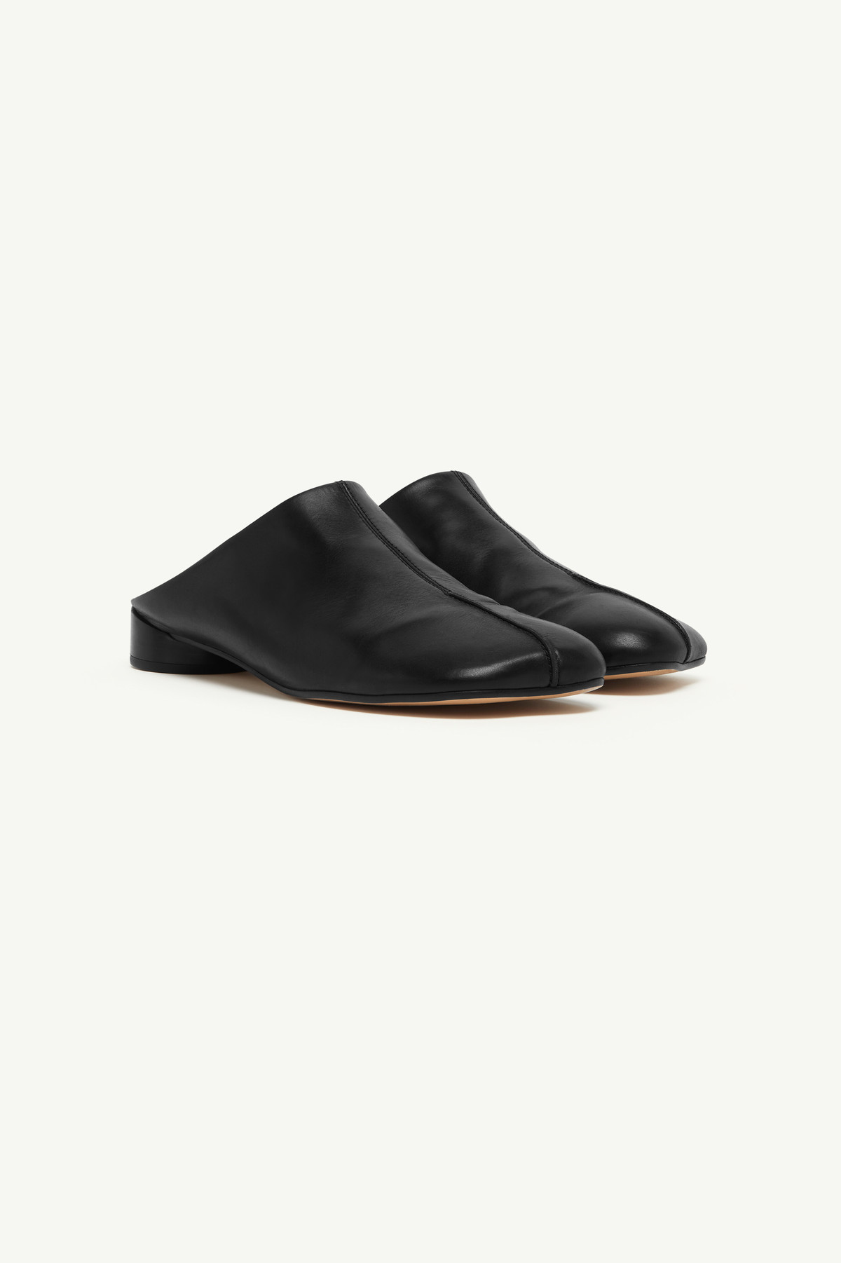 MM6 Maison Margiela Anatomic Mules - Black | Garmentory