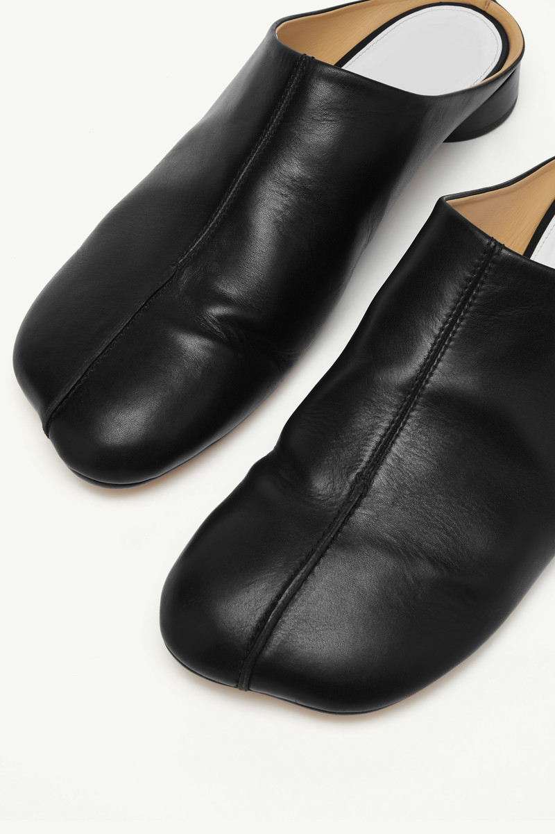 【関税＆送料込み】Mm6 Maison Margiela 'Anatomic' Black Cal MM6 Maison Margiela Anatomic numbers-motif Slippers | Black