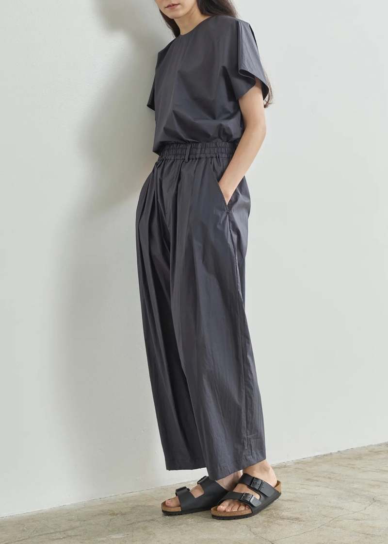パンツ HAKAMA-POPLIN nicholson&nicholson Namu Shop - Nicholson & Nicholson Hakama Poplin Trouser - Navy