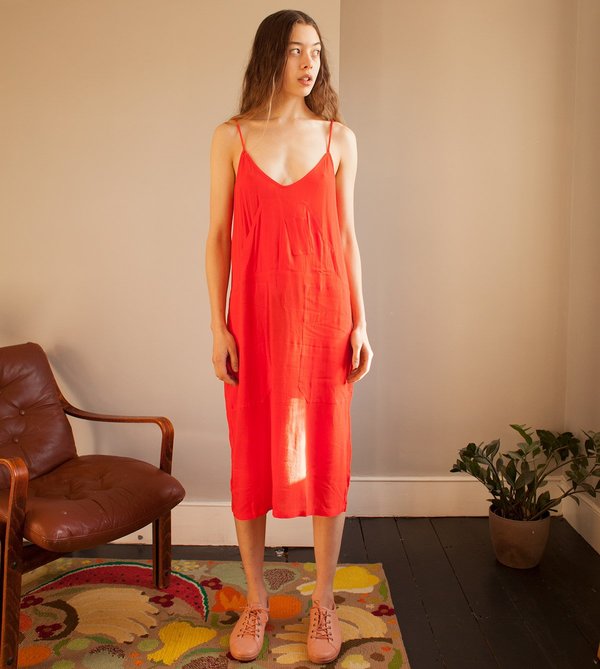 slim fit dress slacks Summer Slip Dress - Teal Turquoise Loose Fit main image 0