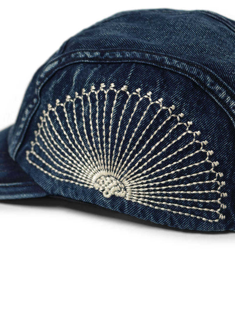 Kapital 10oz Denim Camp Cap (Furoshiki Embroidery)