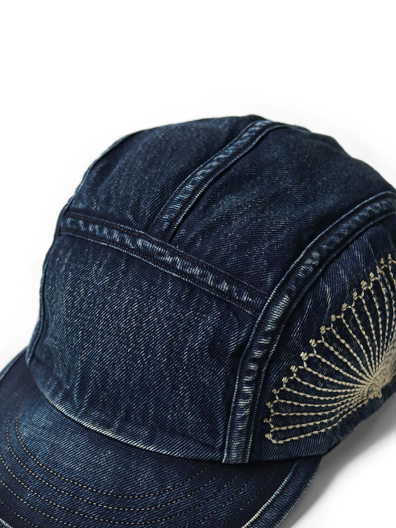Kapital 10oz Denim Camp Cap (Furoshiki Embroidery)