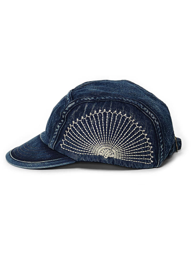 Kapital 10oz Denim Camp Cap (Furoshiki Embroidery)