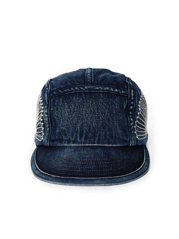 Kapital 10oz Denim Camp Cap (Furoshiki Embroidery)