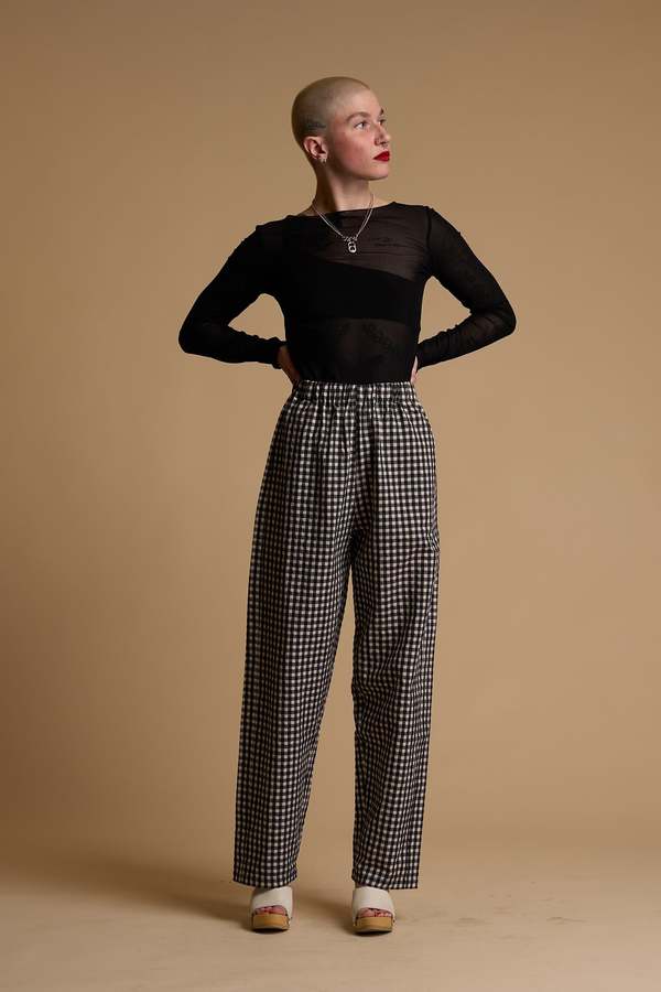 Rita Row Black Gingham Cep Pants | Garmentory