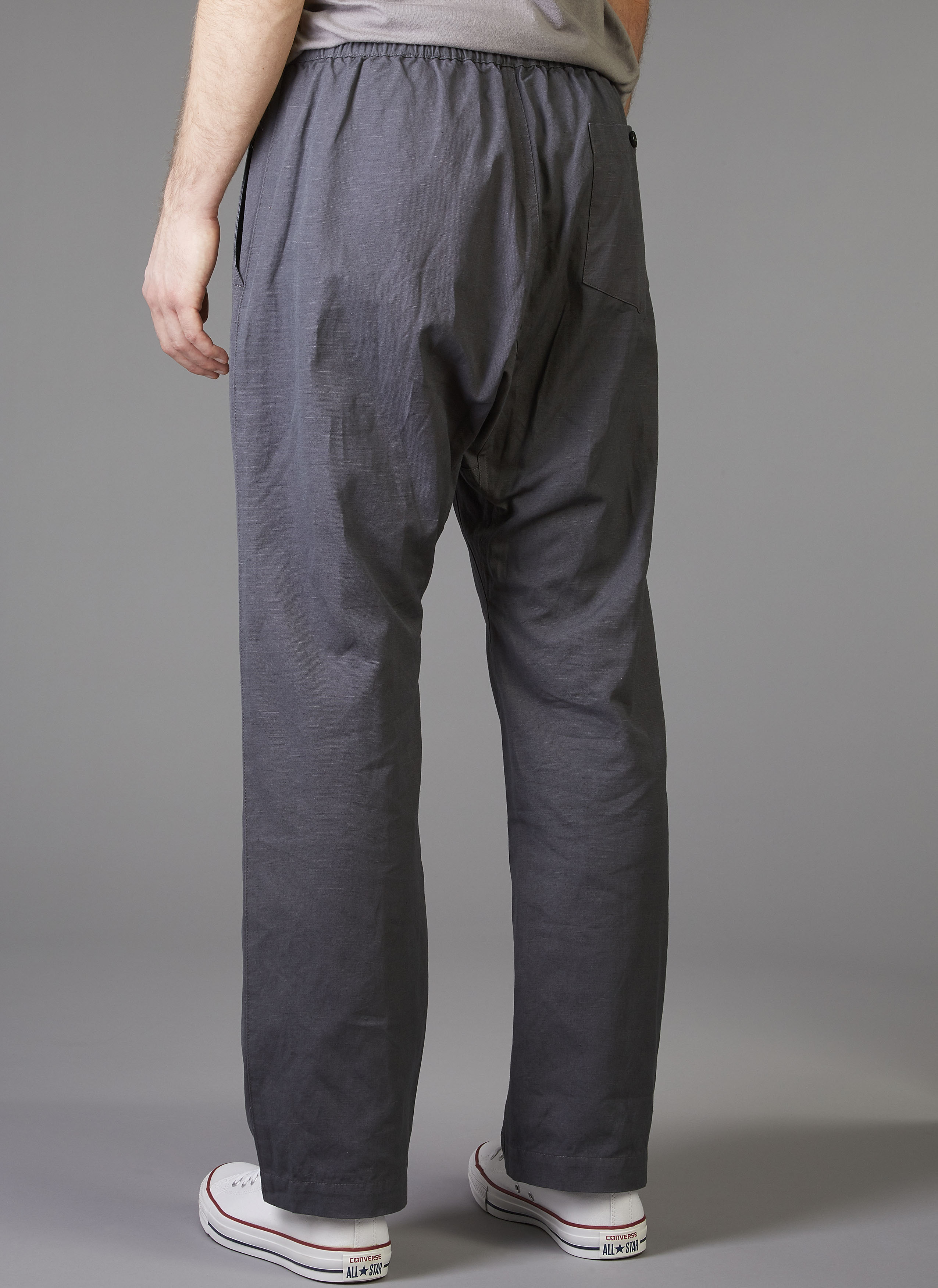 GREI Relaxed Gusset Pant Charcoal Garmentory