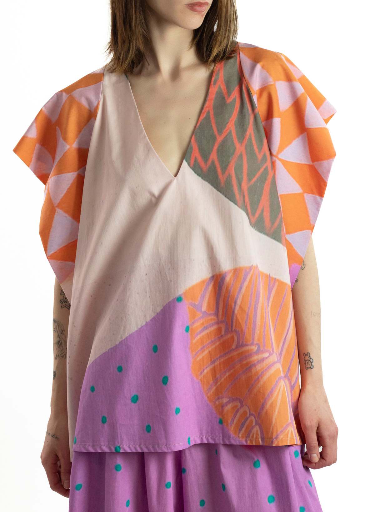 Meg Secret Top - Secret Drawer Print - Image 1 of 6