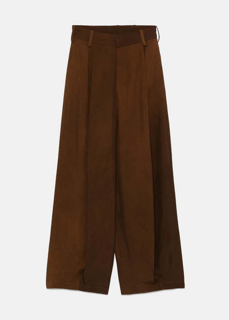 パンツ UMA WANG Women Straight Pants UW3022 UW900BLACK Black Uma Wang Pollock Pants - Black | Garmentory