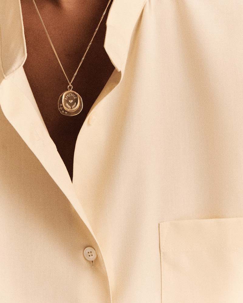 Pascale Monvoisin L'amour Gold Necklace