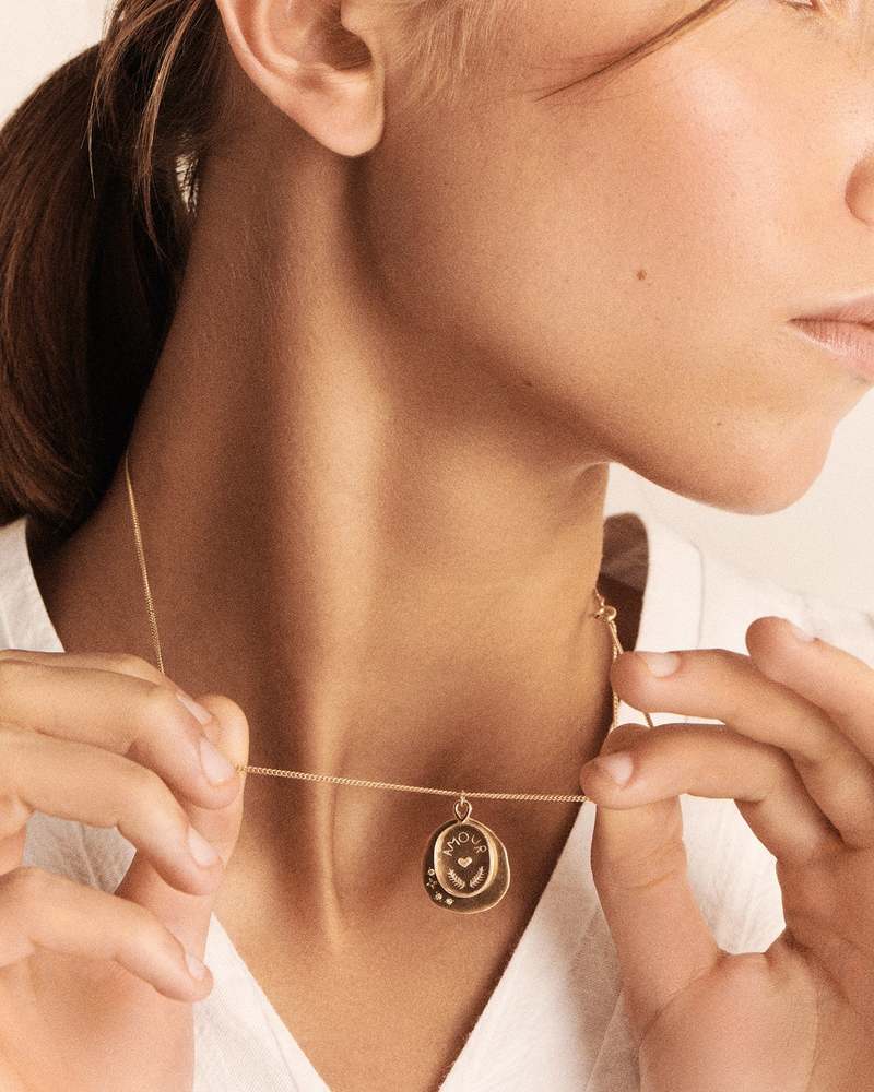 Pascale Monvoisin L'amour Gold Necklace