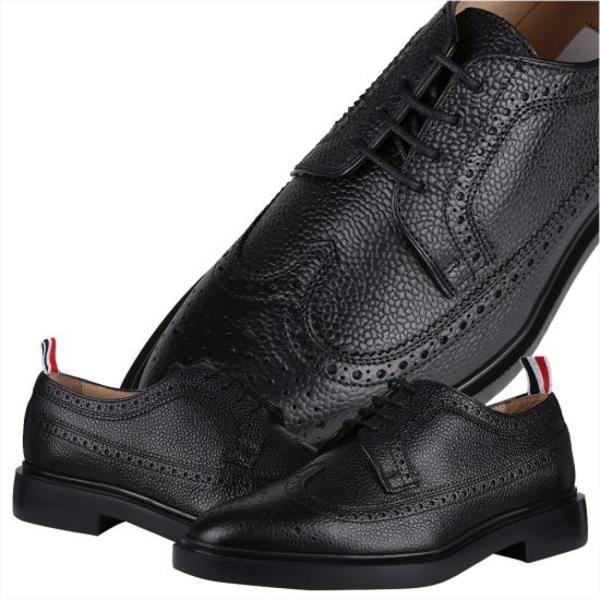 Thom Browne Classic Longwing Tricolor Tab Brogue Dress Shoes  display picture 1