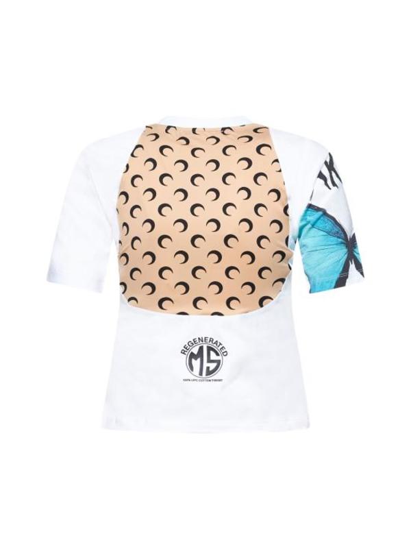 MARINE SERRE WTT001AUJER0003WH10 Top - White on Garmentory