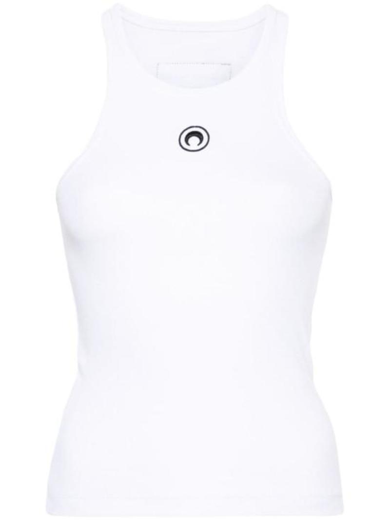Tシャツ・カットソー MARINE SERRE Women Tunic Tops 25PWTS014ACJER0001 WH00 WHITE MARINE SERRE Top - White | Garmentory
