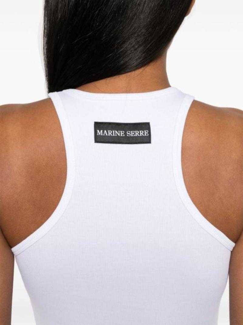 MARINE SERRE Top - White | Garmentory