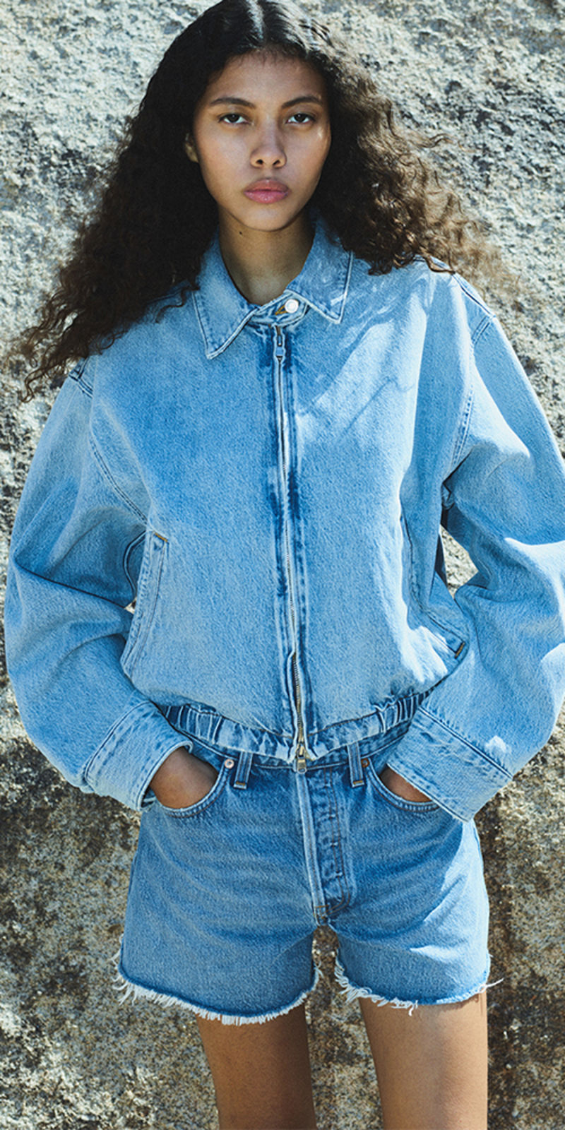 AGOLDE Nile Denim Jacket - Space | Garmentory