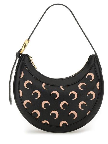 ●MARINE SERRE●ダイアモンドムーンECLIPSミニバッグ Marine Serre Elips Moon Diamant Mini Bag | Black | FARFETCH