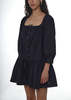 Sandy Liang Delia Dress - Navy - Thumbnail 3