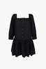 Sandy Liang Delia Dress - Navy - Thumbnail 4