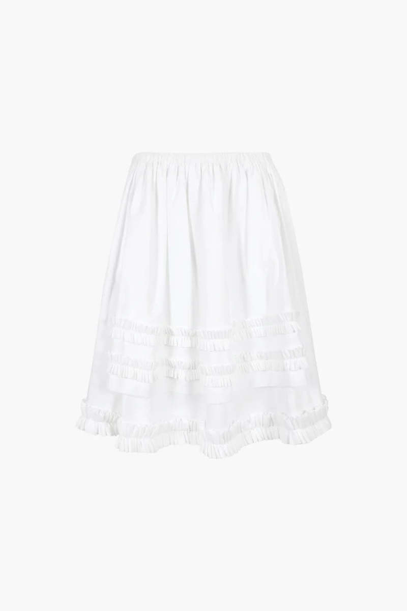 Sandy Liang Henri Skirt - White