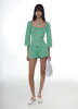 Sandy Liang Simona Top - Green - Thumbnail 2
