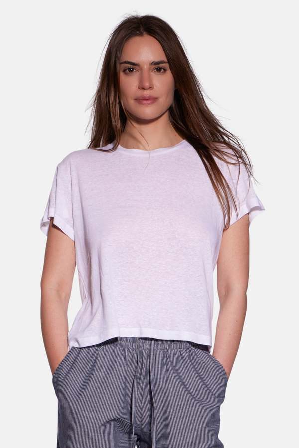 The Tile Club Cece Linen Tee