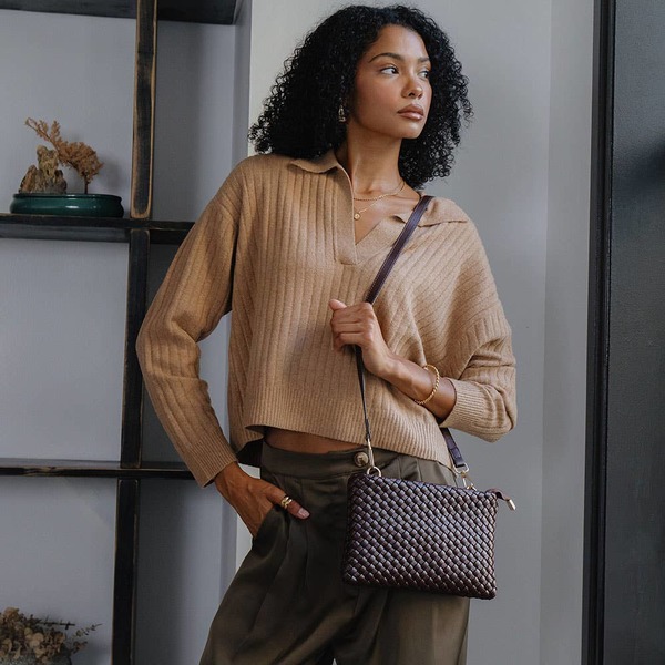 Melie Bianco Daisy Crossbody Bag