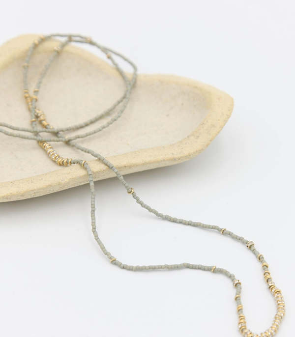 Iwona Ludyga Design Storm Crystals Long Full Necklace