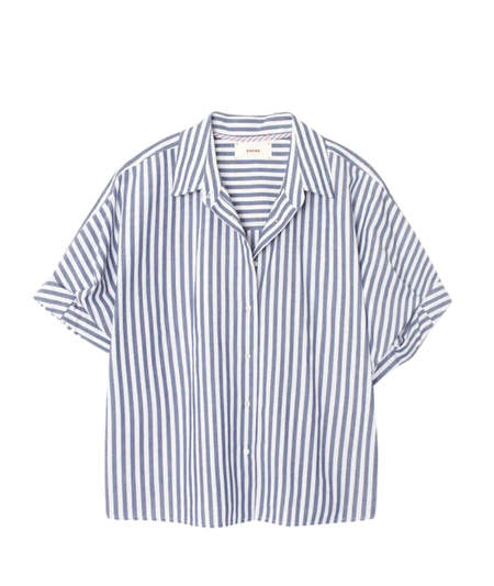 Varley Ellie Knit Shirt - White on Garmentory