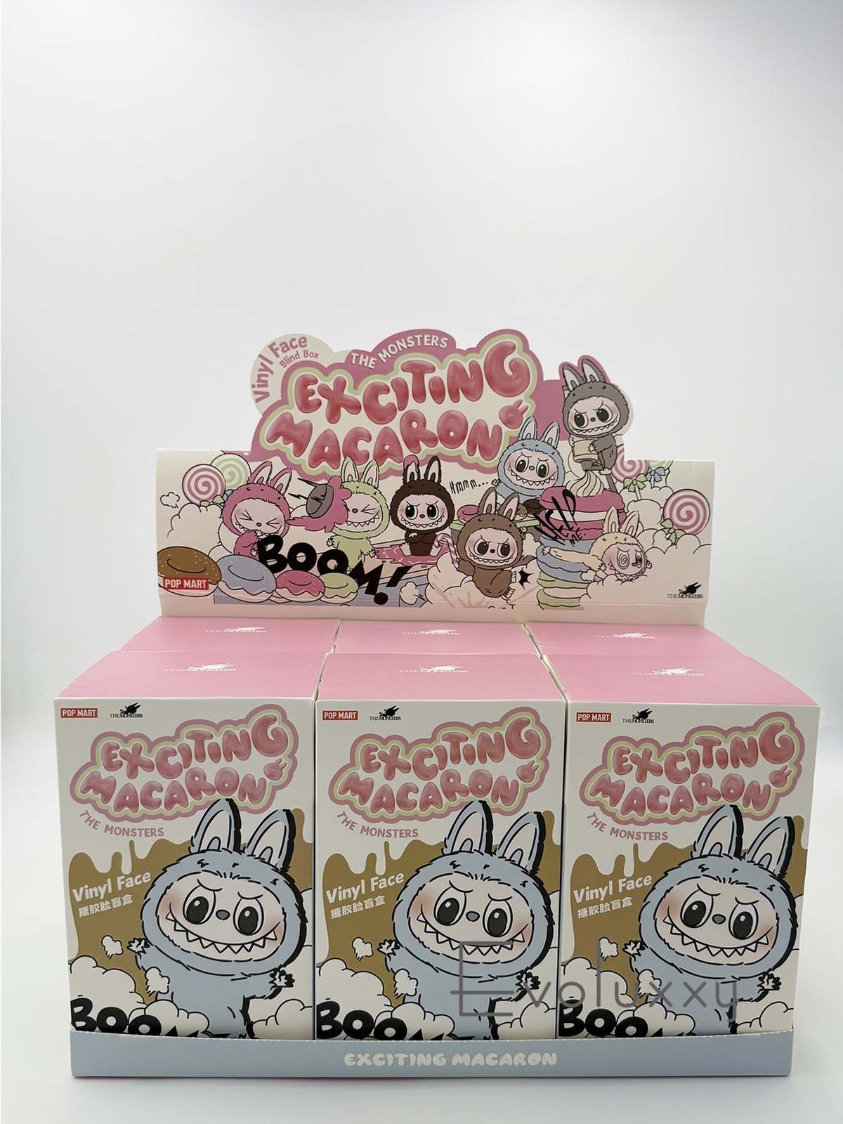 Popmart Labubu The Monsters Exciting Macaron Vinyl Face Blind Box 
