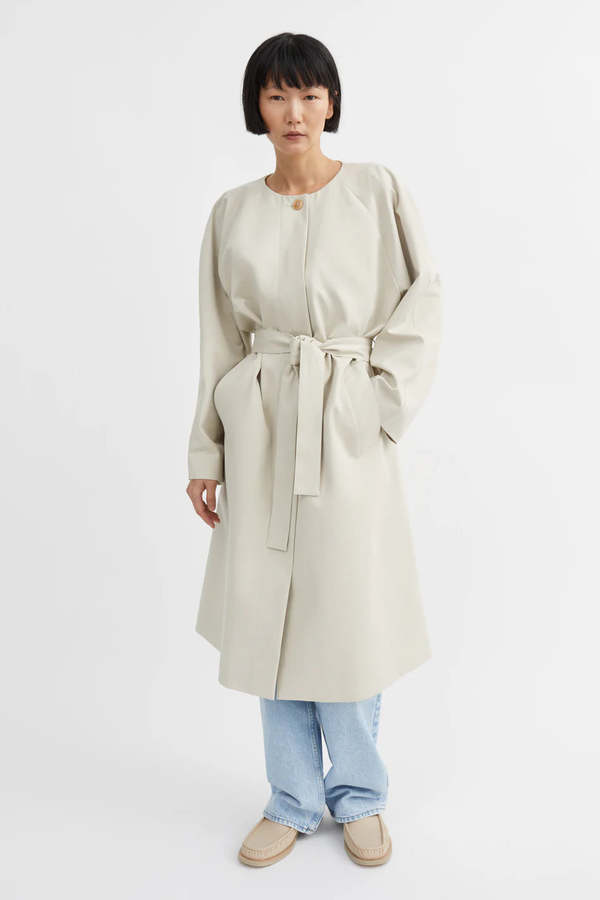Skall Studio Bayville Coat - Mistey Grey | Garmentory
