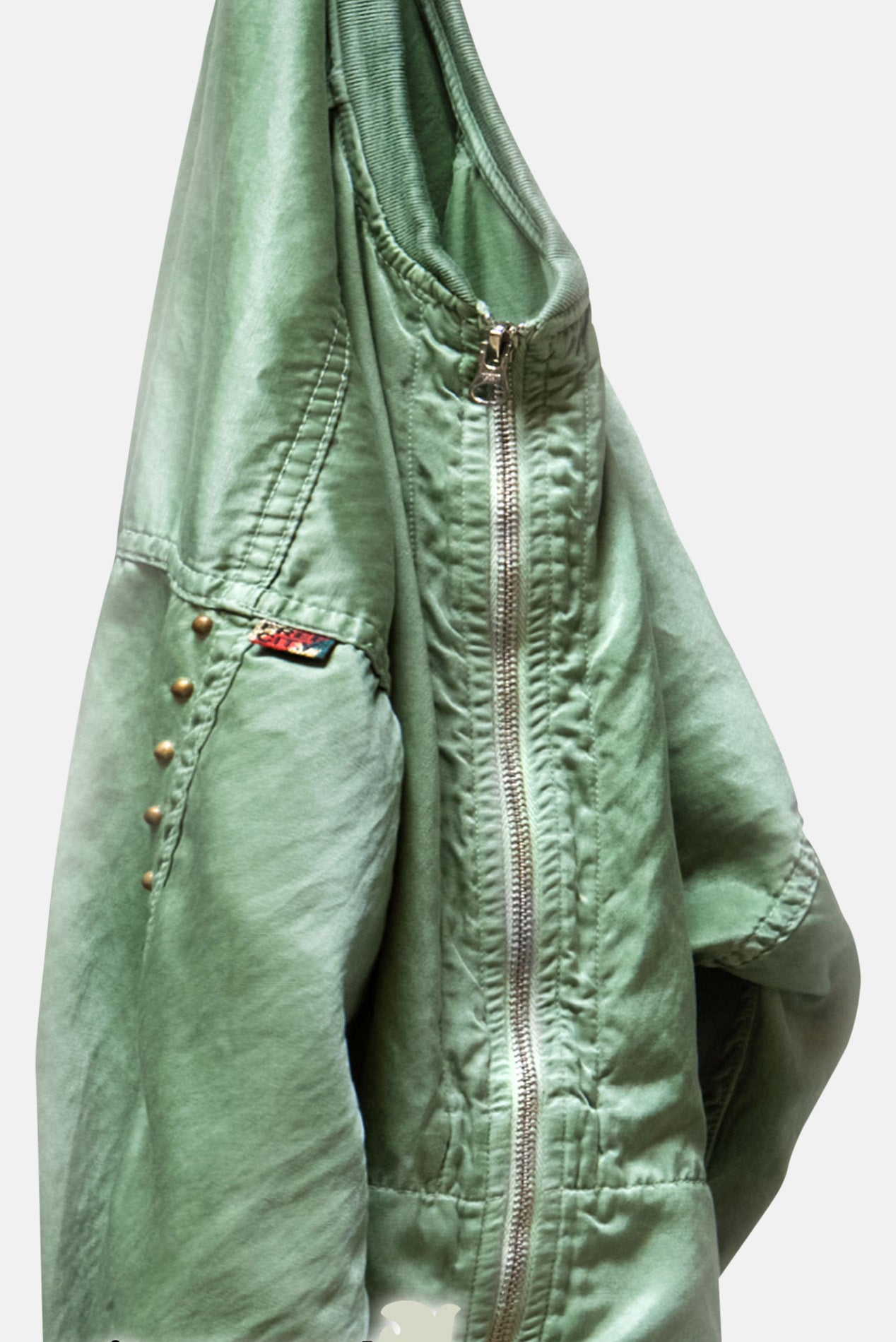 FREECITY Canyonkid Homestud Satin Bomber Jacket | Garmentory