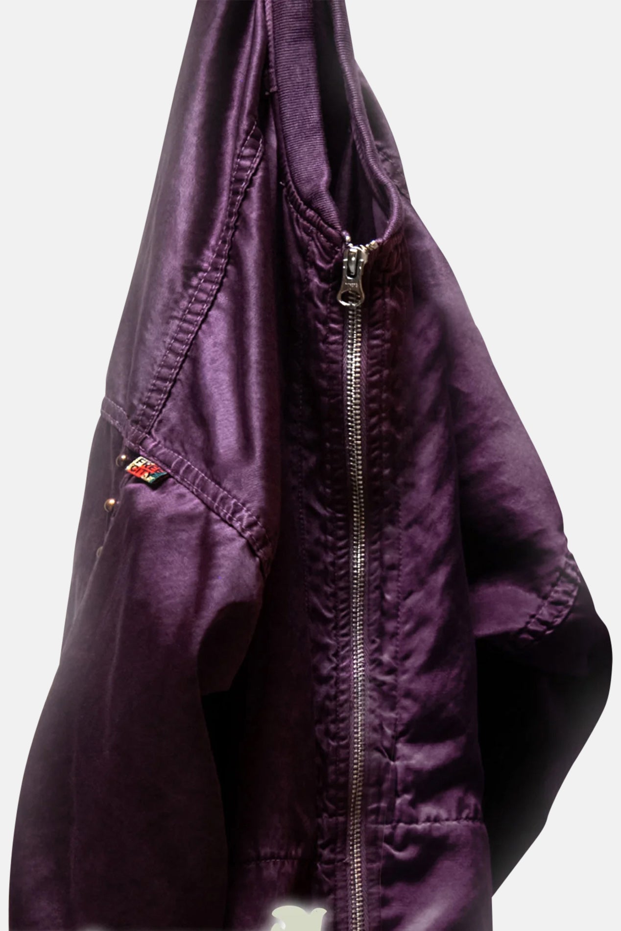 FREECITY Canyonkid Homestud Satin Bomber Jacket | Garmentory