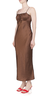ciao lucia Leo Satin Midi Dress - Thumbnail 2