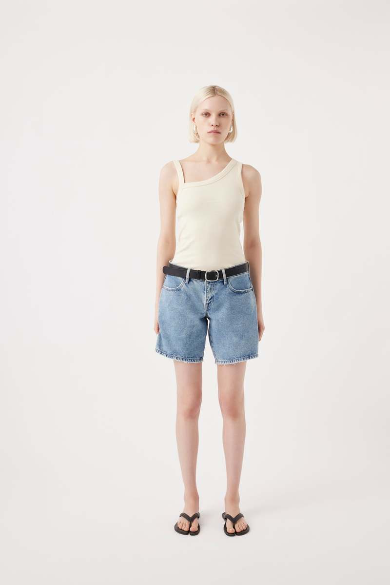 Outland Denim Kira Low Bermuda Short - Heirloom