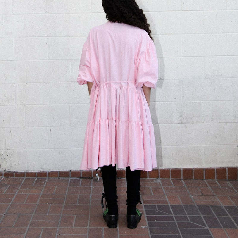 KkCo 〈Utility Wrap Dress 〉 Utility Wrap Dress in Ballet Pink – KkCo