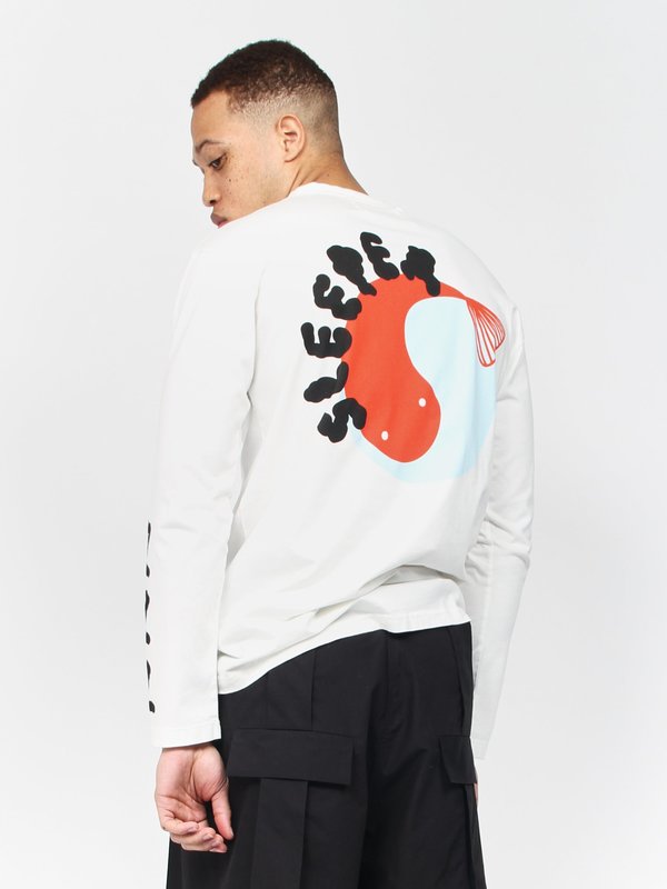 【関税込み】Henrik Vibskov Tシャツ Henrik Vibskov Wing Wang Long Tee - White | Garmentory