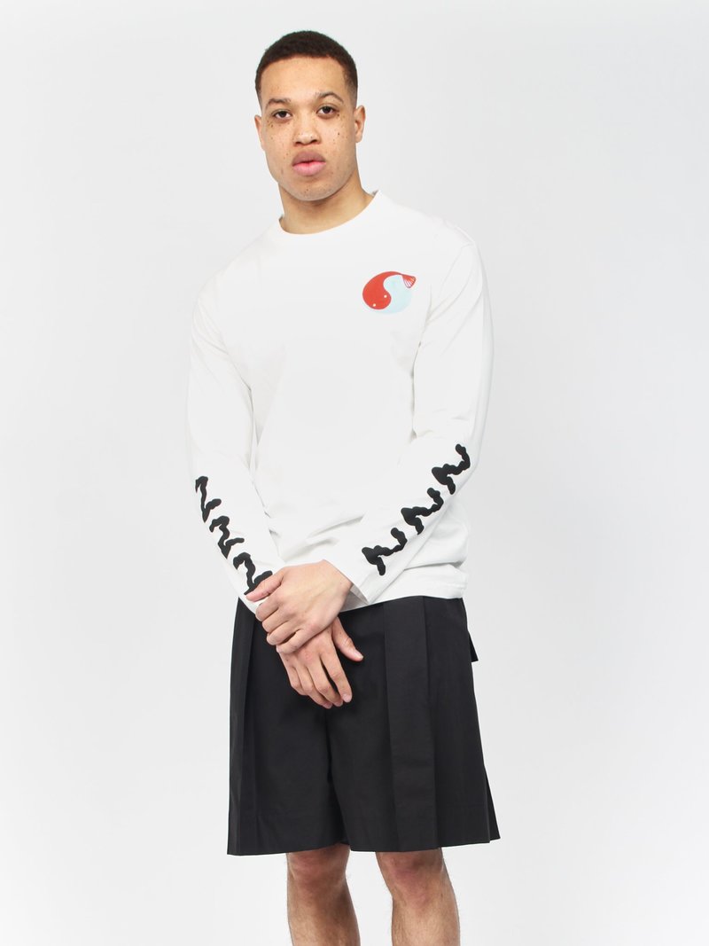 Henrik Vibskov Wing Wang Long Tee - White | Garmentory