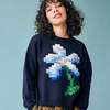 Gigi Knitwear Pixel Flower Sweater - Thumbnail 1