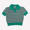 Gigi Knitwear Stripe Polo Top - Thumbnail 2
