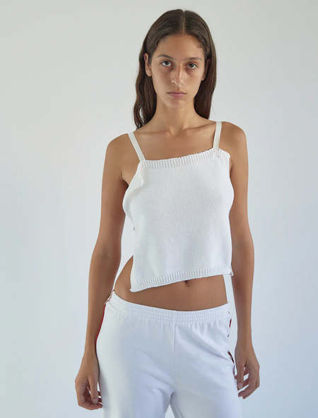 トップス PALOMA WOOL  Ojito Tank Top in Green Paloma Wool Green Ojito Tank Top Paloma Wool