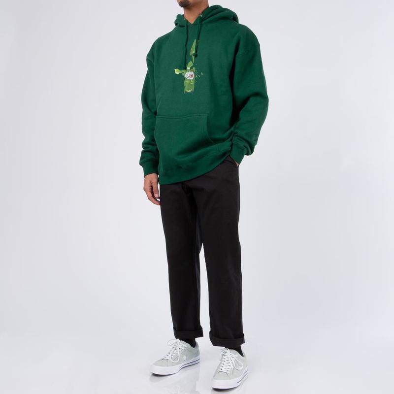 Fucking Awesome Fucked Up Pullover Hoodie - Dark Green