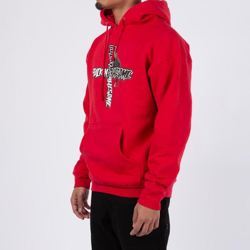 Fucking Awesome Hobo Pullover Hoodie / Red | Garmentory