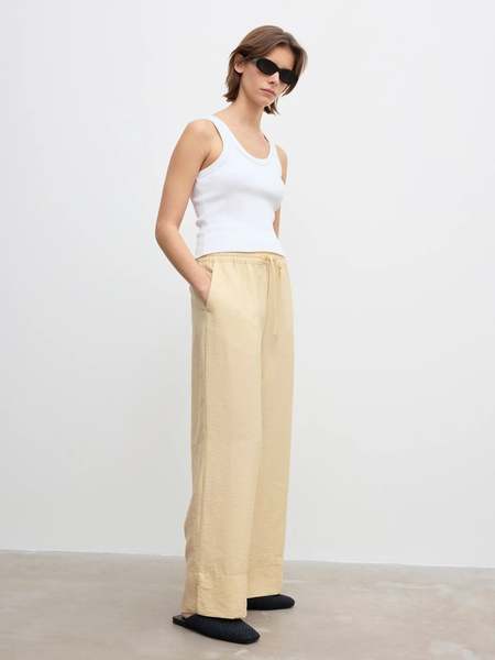House of Dagmar Rose Trousers - Black | Garmentory