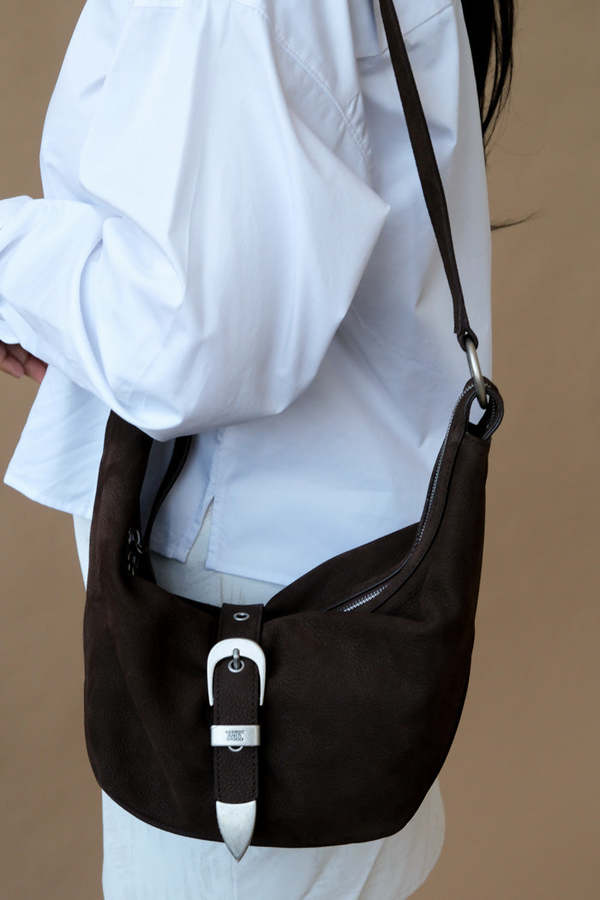 Marge Sherwood Medium Belted Hobo - Hush Nubuck | Garmentory