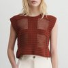Rachel Comey Glasby Top - Brick - Thumbnail 1