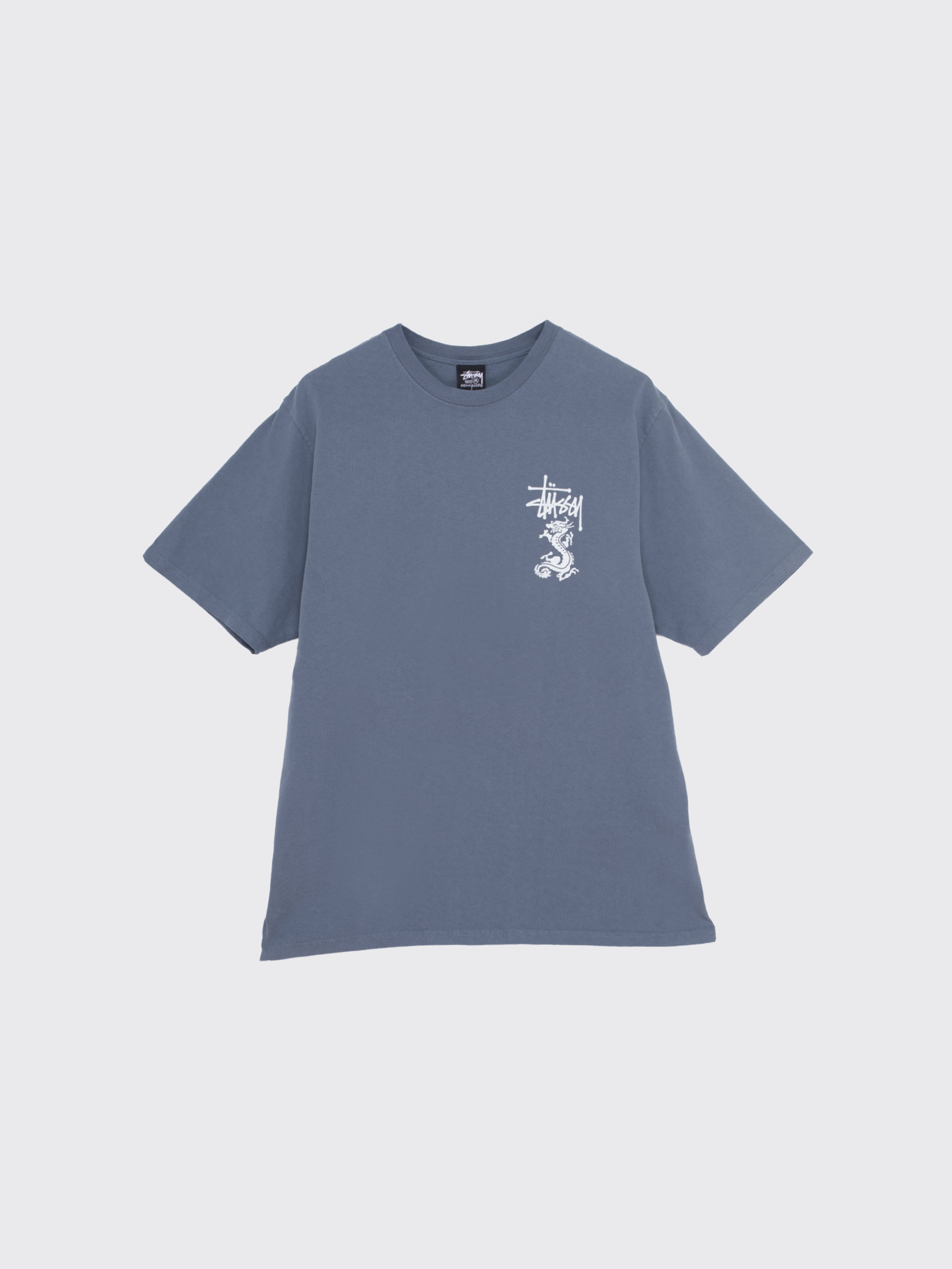 【Stussy】 Double Dragon Pigment Dyed T-Shirt Grape Double Dragon Pigment Dyed Tee - Grape – Feature