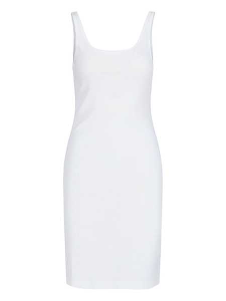 MM6 Maison Margiela Silk Mini Dress - Off White | Garmentory