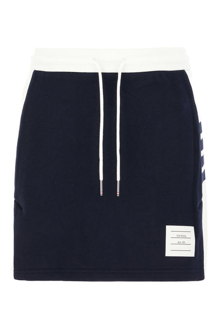 【送料&関税込】Thom Browne 120s Dark Grey Wool Miniskirt Thom Browne '120's' Dark Grey Wool Miniskirt | italist